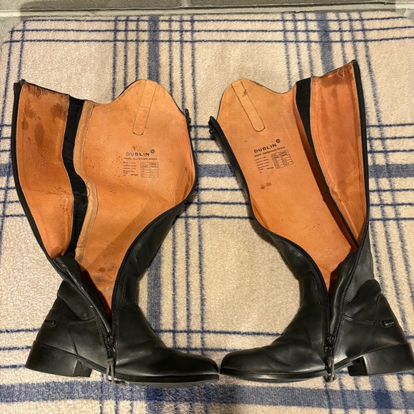 Dublin Galtymore tall leather equestrian boots. - Picture 8 of 11